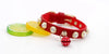 Doge Crystal Charm Free Soft Genuiner Leather Collar
