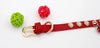 Doge Crystal Charm Free Soft Genuiner Leather Collar