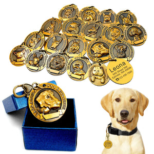 Personalized Dog ID Tag Customized Nameplate