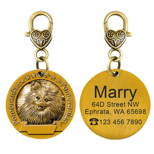 Personalized Dog ID Tag Customized Nameplate