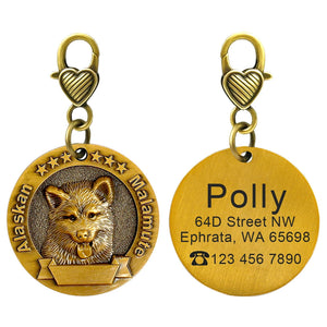 Personalized Dog ID Tag Customized Nameplate