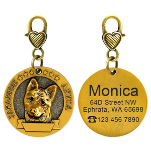 Personalized Dog ID Tag Customized Nameplate