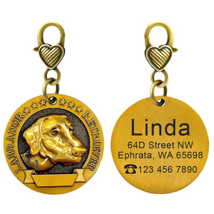 Personalized Dog ID Tag Customized Nameplate