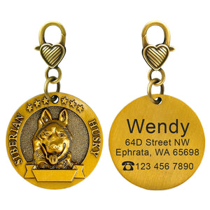 Personalized Dog ID Tag Customized Nameplate