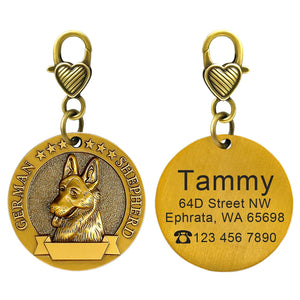 Personalized Dog ID Tag Customized Nameplate