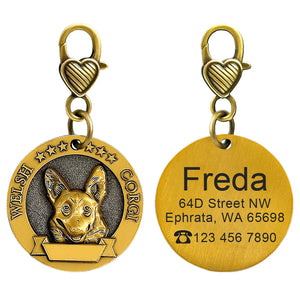 Personalized Dog ID Tag Customized Nameplate