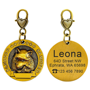 Personalized Dog ID Tag Customized Nameplate