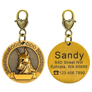 Personalized Dog ID Tag Customized Nameplate