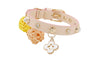 Doge Crystal Charm Free Soft Genuiner Leather Collar
