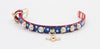 Doge Crystal Charm Free Soft Genuiner Leather Collar
