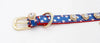 Doge Crystal Charm Free Soft Genuiner Leather Collar