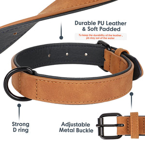 Large Soft Padded Dog Collars