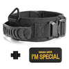 Classic Adjustable Reflective Training Military Dog Collar