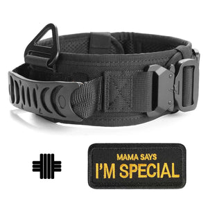 Classic Adjustable Reflective Training Military Dog Collar