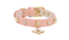 Doge Crystal Charm Free Soft Genuiner Leather Collar