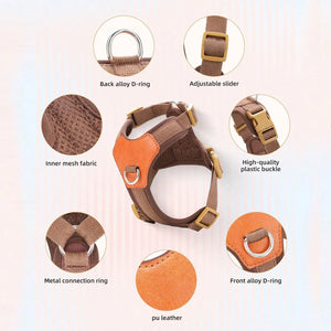 Retro Adjustable Harness for dogs