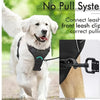 No-Pull Dog Harness with 2 Leash Clips