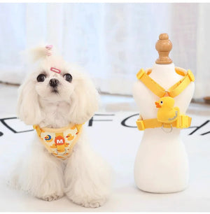 Cartoon Duck Dog Harness