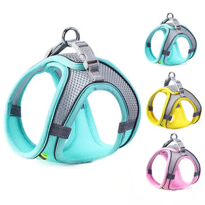 Dog Reflective Chest Vest  Rope Set harness