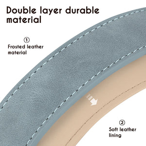Leather Soft Padded Dog Collar