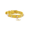 Doge Crystal Charm Free Soft Genuiner Leather Collar