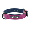 Personalized Custom Leather Dog Collar Name ID Tags