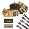 Classic Adjustable Reflective Training Military Dog Collar