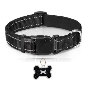 Adjustable Breathable Nylon Soft Padded Dog Collar