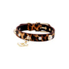 Doge Crystal Charm Free Soft Genuiner Leather Collar