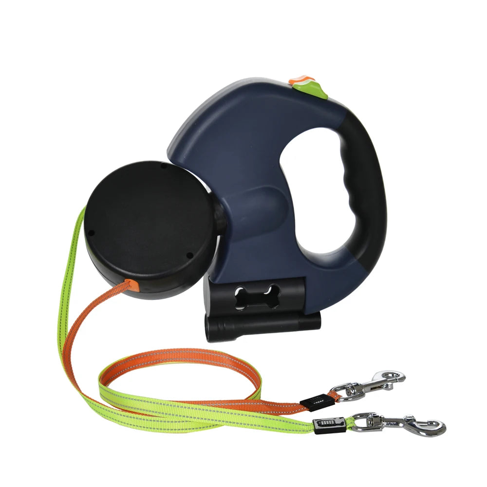 Double-Ended Dog Leash 3m Retractable Traction Rope