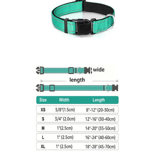 Adjustable Breathable Nylon Soft Padded Dog Collar