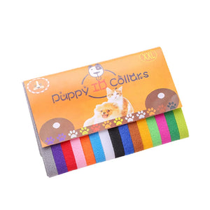 15 Pcs Newborn Dog AdjustableI dentification ID Collar