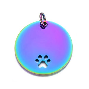 Stainless Stee Round Dog ID Tags