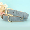 Leather Soft Padded Dog Collar