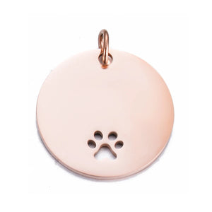 Stainless Stee Round Dog ID Tags