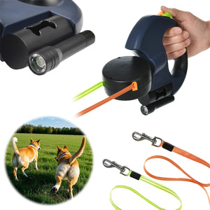 Double-Ended Dog Leash 3m Retractable Traction Rope