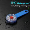 USB Rechargeable Waterproof Dog Pendant LED Flashlight