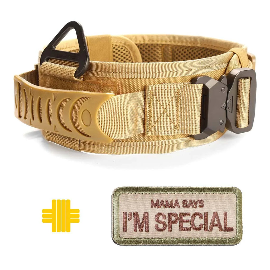 Classic Adjustable Reflective Training Military Dog Collar