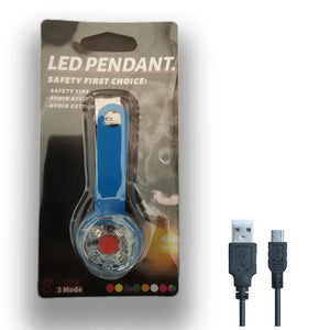 USB Rechargeable Waterproof Dog Pendant LED Flashlight
