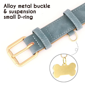 Leather Soft Padded Dog Collar